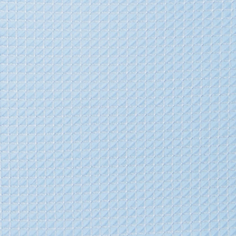 Jacob Alexander Men's Woven Subtle Mini Squares Adjustable Pre-Tied Banded Bow Tie - Sky Blue - Image 4